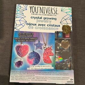 YOU-NIVERSE Crystal Growing Jewelry Crafts Set NEW